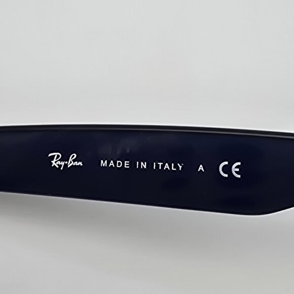 Ray-Ban RB2132 6053/71 Wayfarer Color Mix Matte Blue Sunglasses Frame w/ Case - Picture 9 of 16